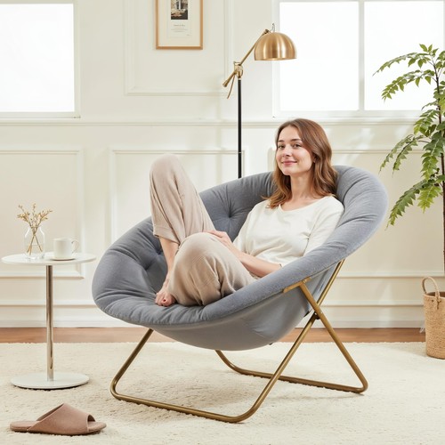 Round shaped moon chair - moon, with