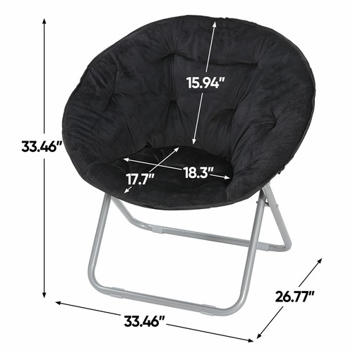 Faux fur moon chair - faux,