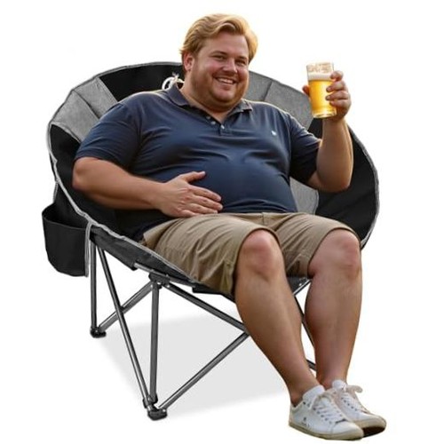 Xxl camping moon chair - moon, chair,d