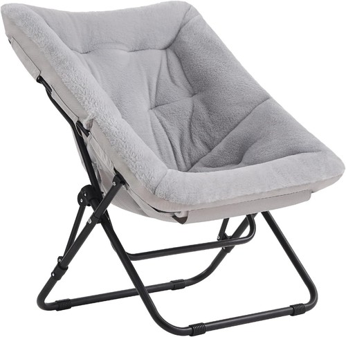 Comfy folding saucer chair - folding,