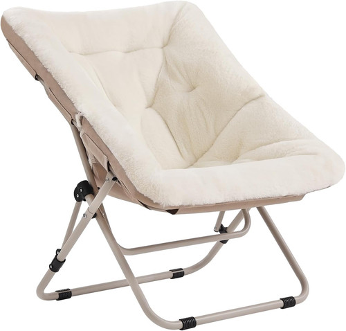 Comfy folding saucer chair - chair, for