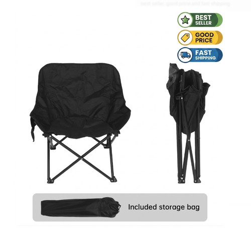 Folding director moon chair - folding,
