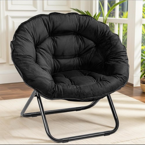 Folding saucer chair - folding,