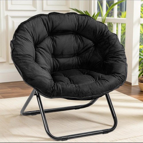 Folding saucer chair - folding,