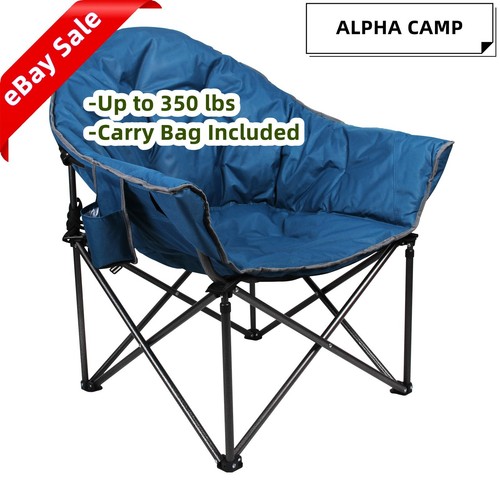 Oversized camping chair - oversized, padded